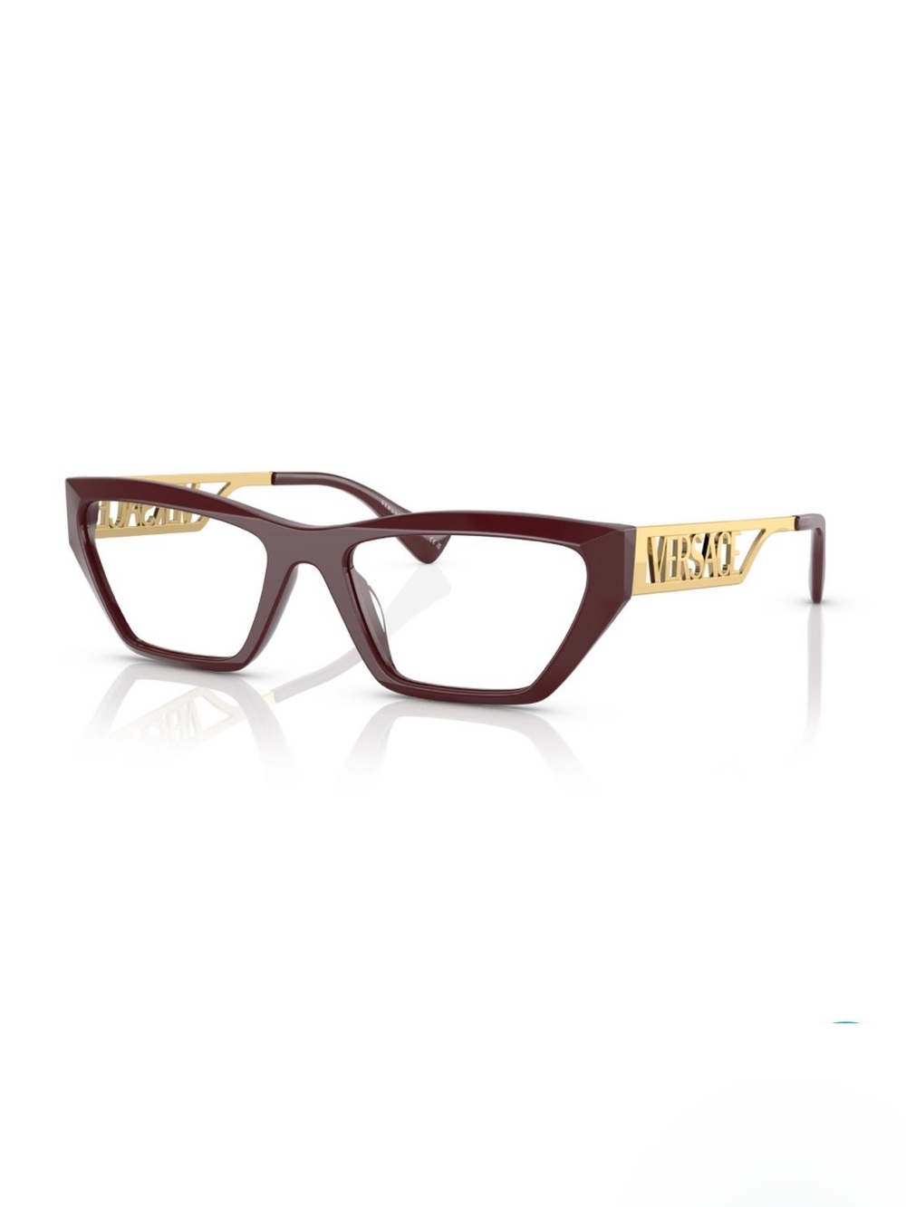 Versace VE3327U 5381 Eyeglasses Bordeaux Frame Demo Lens 53mmNWT